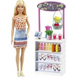 Barbie smoothie stánek s panenkou - Mattel Disney