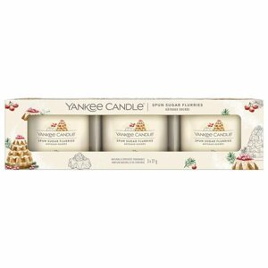 YANKEE CANDLE Spun Sugar Flurries votivní sada 3ks 37g