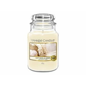 YANKEE CANDLE Soft Wool & Amber svíčka 623g