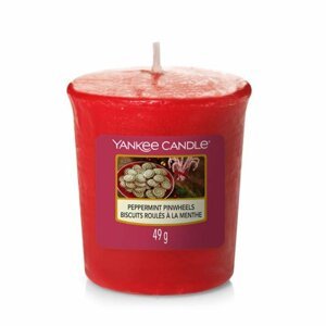 YANKEE CANDLE Peppermint Pinwheels svíčka 49g votivní