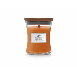 WoodWick Pumpkin Praline svíčka váza 275g