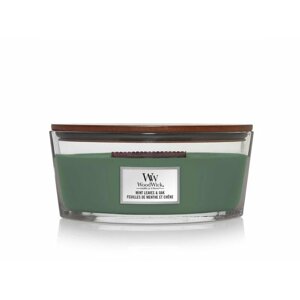 WoodWick Mint Leaves & Oak svíčka loď 456,6g