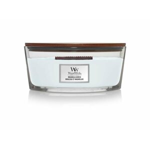 WoodWick Magnolia Birch svíčka loď 453,6