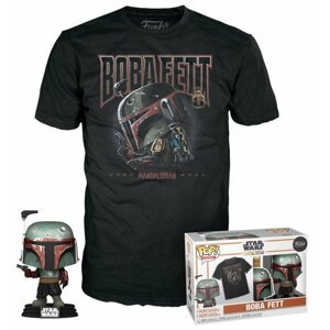 Funko POP & Tee: Star Wars - Bobba Fett (velikost trička L)