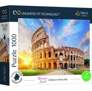 Puzzle prémiové Romantický západ slunce Coloseum Řím Itálie - Trigano