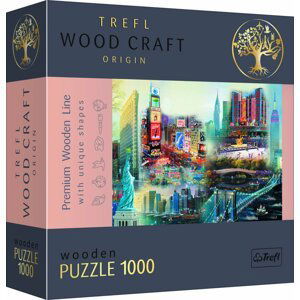 Trefl Wood Craft Origin Puzzle Koláž New York 1000 dílků - Trigano