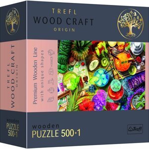 Trefl Wood Craft Origin Puzzle Barevné koktejly 501 dílků - dřevěné - Trigano