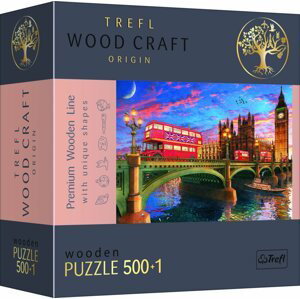 Dřevěné puzzle Westminsterský palác, Big Ben 501 dílků - Trigano