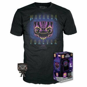 Funko pocket POP & Tee: Marvel - Black Panter (velikost XL)