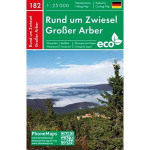 PMG 182 Rund um Zwiesel Großer Arber 1:25 000