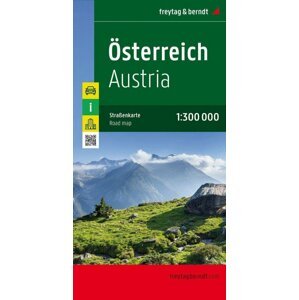 AK 710 W Rakousko 1:300 000 / automapa + rekreační mapa