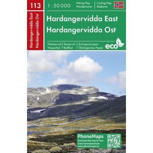 PMN 113 Hardangervidda East 1:50 000