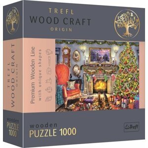 Trefl Wood Craft Origin Puzzle U krbu 1000 dílků - dřevěné