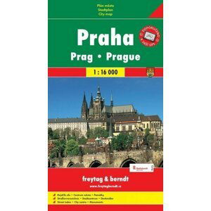 Praha mapa 1:16 000 (karton)