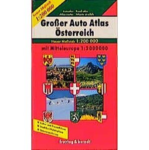 GAAO 1 Velký atlas Rakousko s CD ROM navigator 1:200 000