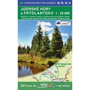 Jizerské hory 1:25 000 / 23 Turistické mapy pro každého