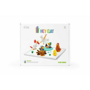 Hey Clay Kreativní sada - Ptáci z farmy - TM Toys