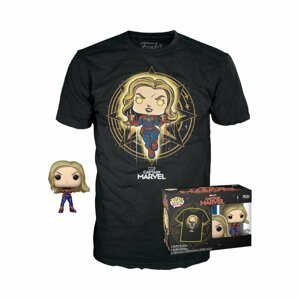 Funko POP & Tee: Marvel - Captain Marvel (velikost trička L)