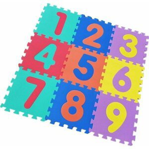 Pěnové puzzle čísla 9 ks - Alltoys