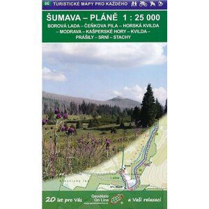 Šumava Pláně 1:25 000 / 66 Turistické mapy pro každého, 6.  vydání