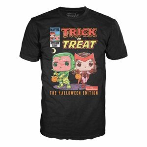 Funko POP Tee: Marvel - Scarlett Vision Halloween (velikost XL)