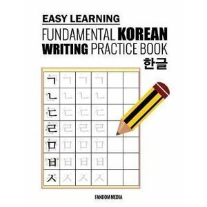 Easy Learning Fundamental Korean Writing Practice Book