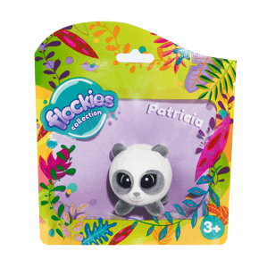 Zvířátko Flockies Panda Patricia fliška 4cm v sáčku - TM Toys