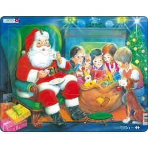 Puzzle Santa a děti