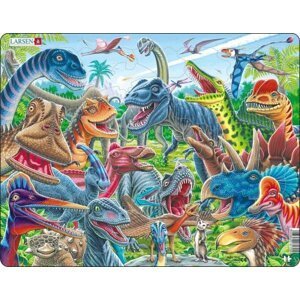 Puzzle Šťasní dinosauři