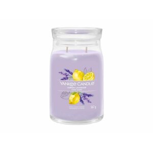 YANKEE CANDLE Lemon Lavender svíčka 567g / 2 knoty (Signature velký)