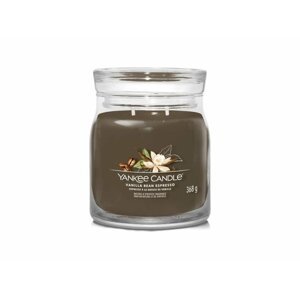 YANKEE CANDLE Vanilla Bean Espresso svíčka 368g / 2 knoty (Signature střední)