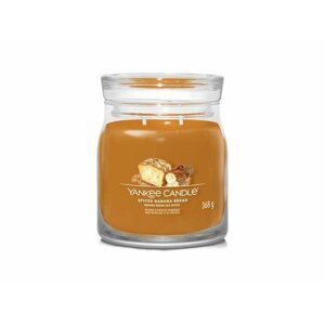 YANKEE CANDLE Spiced Banana Bread svíčka 368g / 2 knoty (Signature střední)