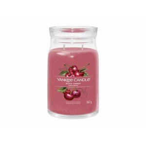 YANKEE CANDLE Black Cherry svíčka 567g / 2 knoty (Signature velký)