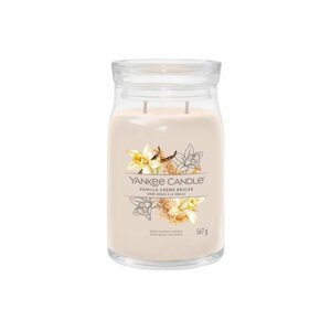 YANKEE CANDLE Vanilla Creme Brulée svíčka 567g / 2 knoty (Signature velký)