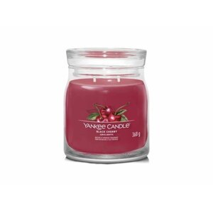 YANKEE CANDLE Black Cherry svíčka 368g / 2 knoty (Signature střední)