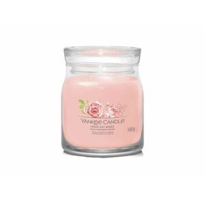 YANKEE CANDLE Fresh Cut Roses svíčka 368g / 2 knoty (Signature střední)