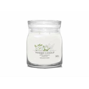 YANKEE CANDLE White Gardenia svíčka 368g / 2 knoty (Signature střední)