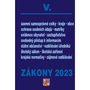 Zákony V 2023 – Veřejná správa, Školství