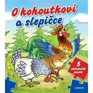 O kohoutkovi a slepičce - 5 skládaček puzzle