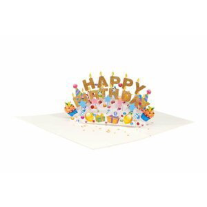 3D přání Happy Birthday