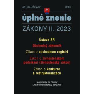 Aktualizácia II/1 2023 – Obchodný zákonník a obchodný register