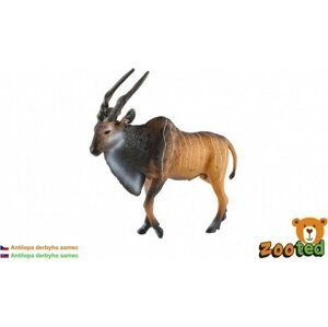Antilopa Derbyho samec zooted plast 14cm v sáčku