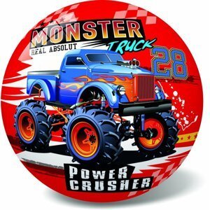 Míč Super cars monster truck nafouknutý 14cm v síťce - Alltoys