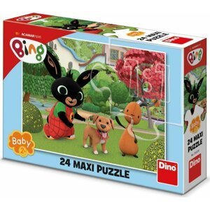 Puzzle Bing s pejskem 24 dílků maxi - Dino