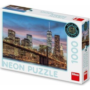 Puzzle New York neon 1000 dílků - Dino