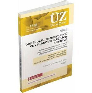 ÚZ č. 1536 - Odměňování zaměstnanců ve veřejných službách a správě