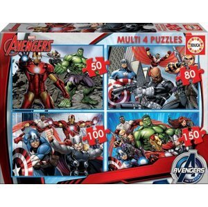 Puzzle Avengers 4v1 (50,80,100,150 dílků)