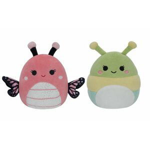 Squishmallows 2v1 - housenka Rutabaga a motýl Andreina 13 cm