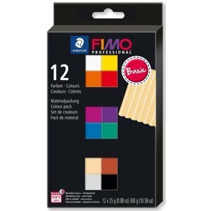 FIMO sada professional 12 barev x 25 g - basic