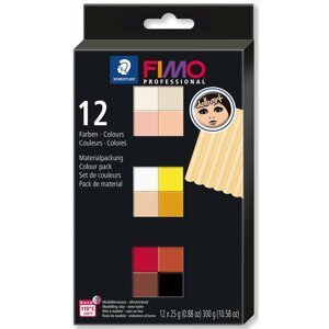 FIMO sada professional 12 barev x 25 g - doll art